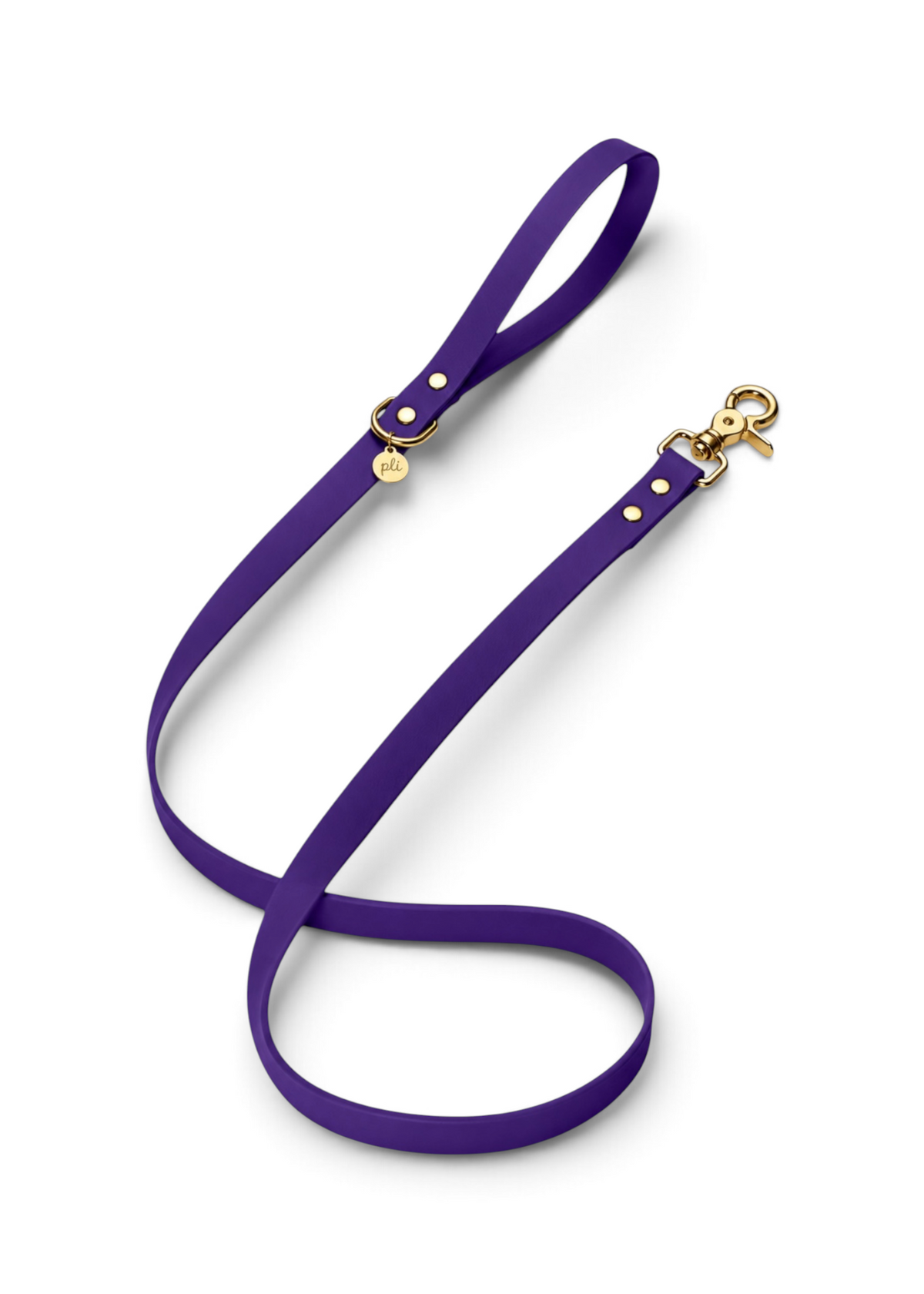Laisse en biothane Purple Rain de 1m60 fait main par PLI Paris