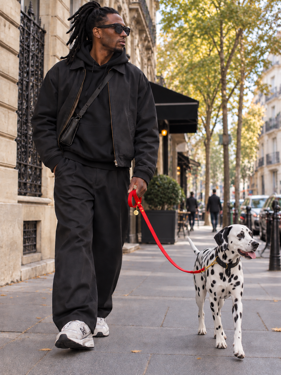 Laisse de ville en Biothane PLI Paris