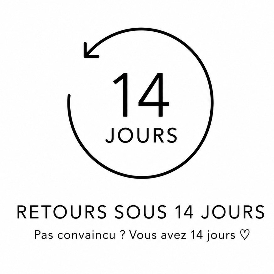 Vous pouvez nous retourner vos accessoires en Biothane et paracord PLI Paris sous sous 14 jours