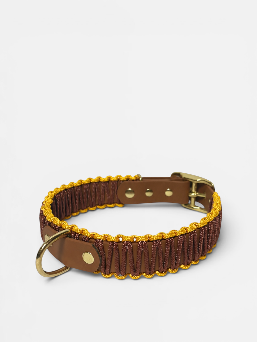 Collier réglable en Biothane et corde PLI Paris