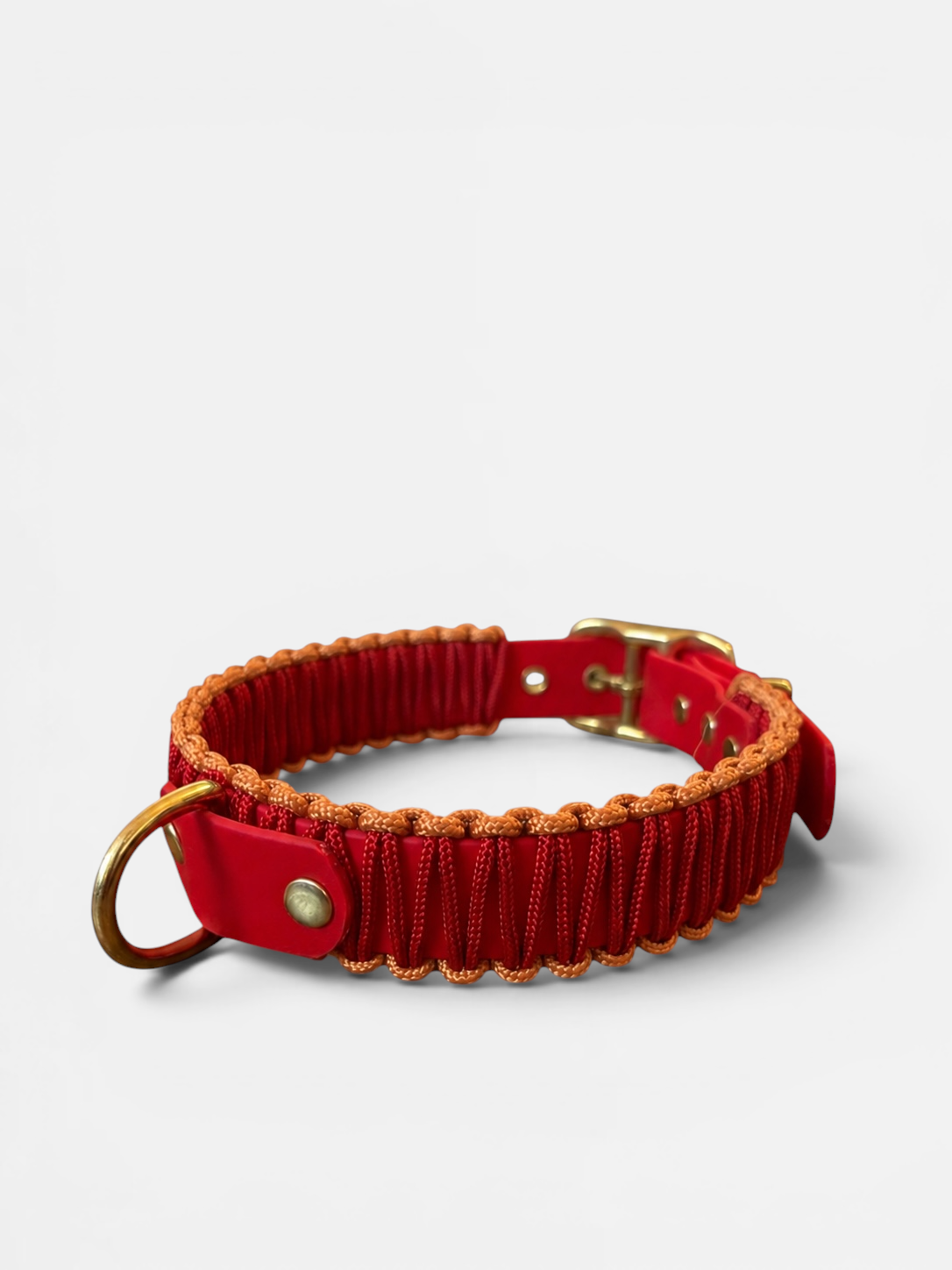 Collier réglable en Biothane et corde PLI Paris