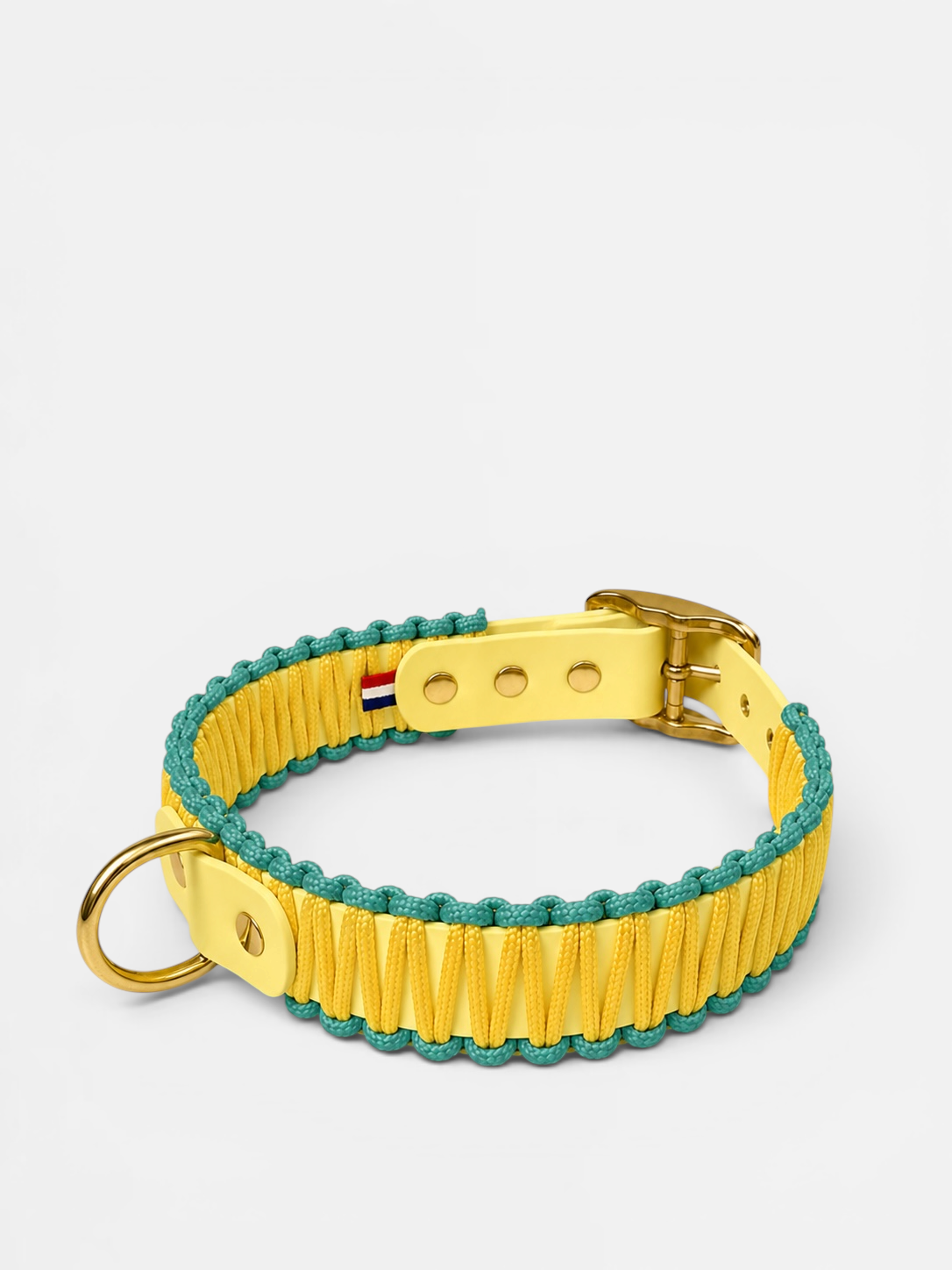 Collier réglable en Biothane et corde PLI Paris