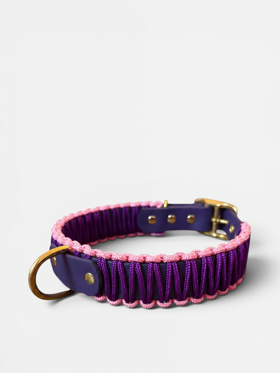 Collier réglable en Biothane et corde PLI Paris