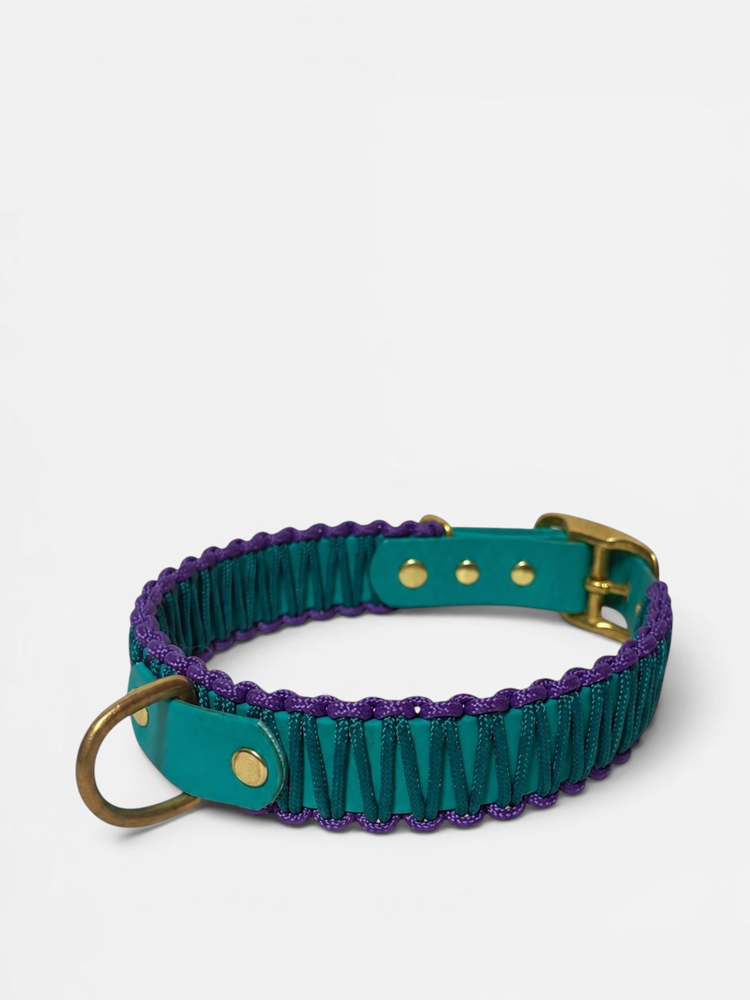 Collier réglable en Biothane et corde PLI Paris