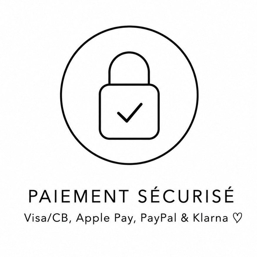 paiement sécurité Visa/CB, Apple Pay, PayPal et Klarna sur PLI Paris