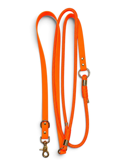 Orange Mécanique Multi-Position Leash