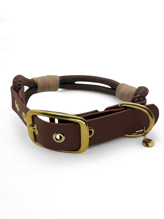 PLI PARIS collier en corde et biothane