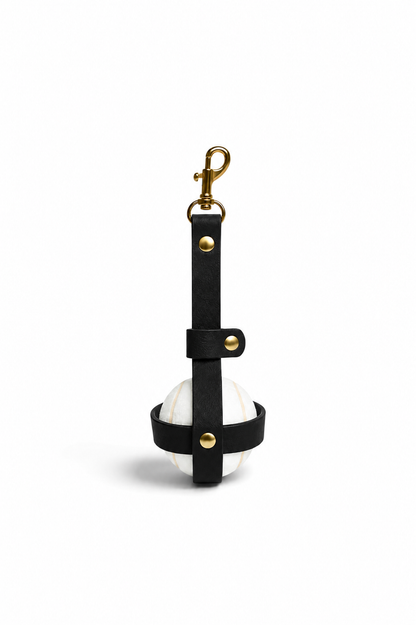 Porte-balle en Biothane Black Mamba fait main PLI Paris