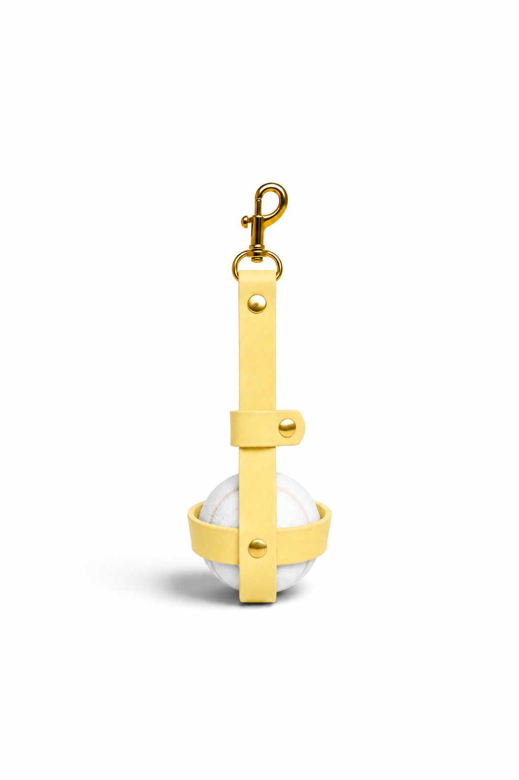 Porte-balle en Biothane Lemon Twist fait main PLI Paris