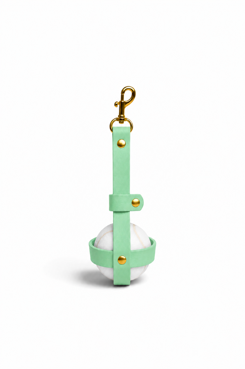Porte-balle en Biothane Mint To Be fait main PLI Paris