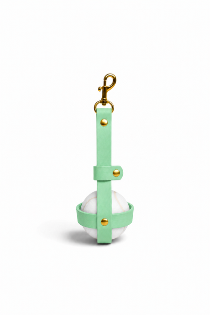 Porte-balle en Biothane Mint To Be fait main PLI Paris