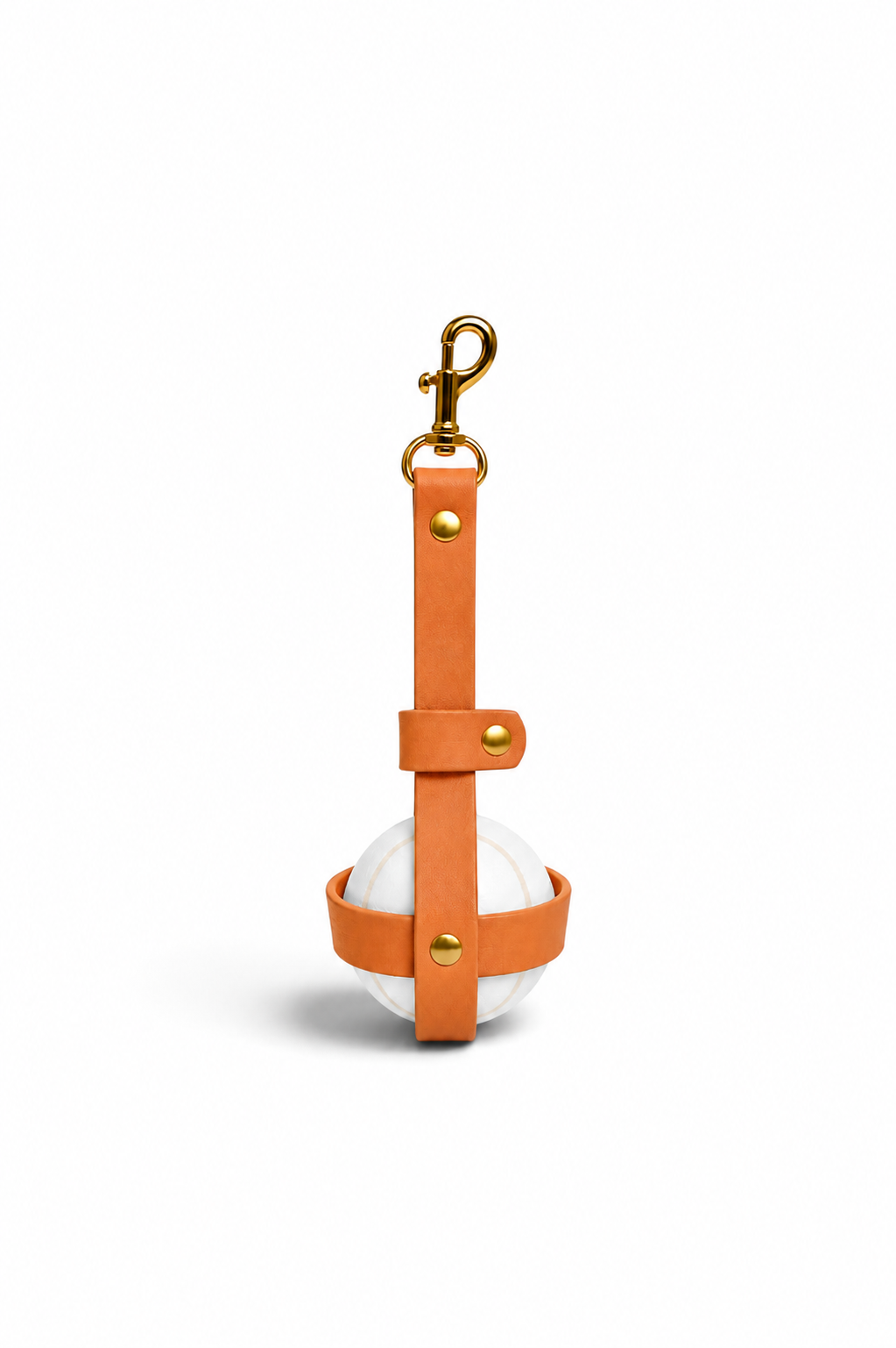 Porte-balle en Biothane Peach Please fait main PLI Paris