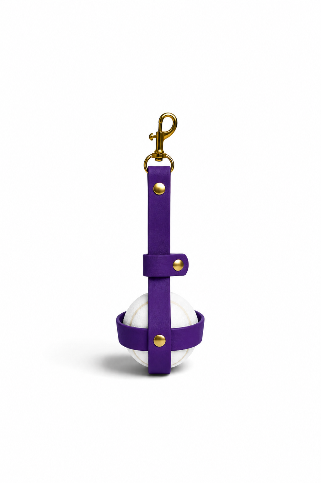 Porte-balle en Biothane Purple Rain fait main PLI Paris