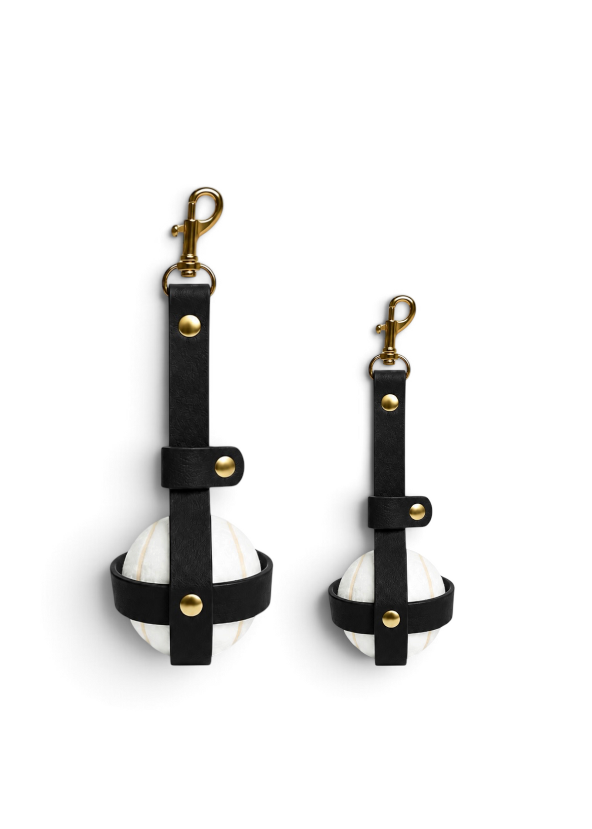 Porte-balle en Biothane Black Mamba fait main PLI Paris