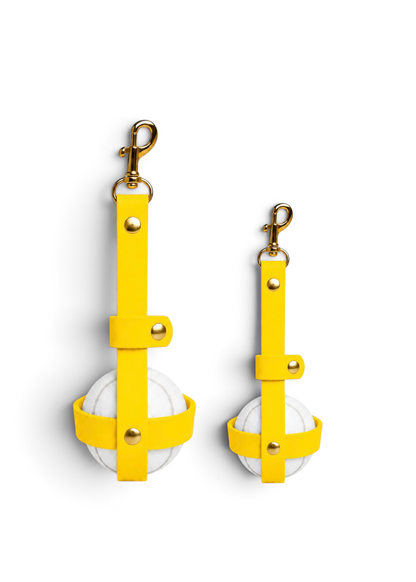Porte-balle en Biothane Goldy Mama fait main PLI Paris
