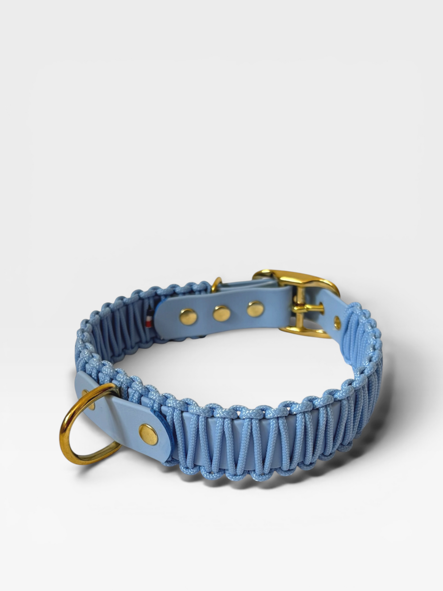 collier réglable en biothane et corde PLI Paris