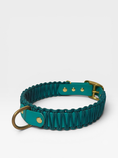 collier réglable en biothane et corde PLI Paris