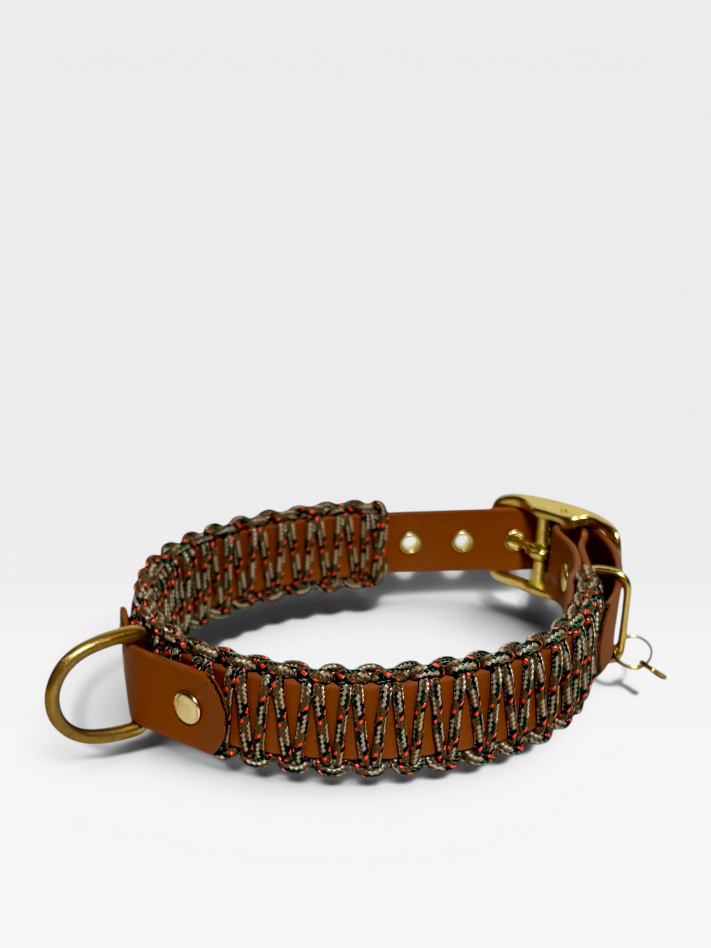 collier réglable en biothane et corde PLI Paris