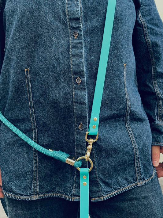 Laisse multi-positions en Biothane et Paracorde PLI Paris