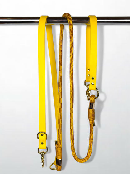 collier réglable en Biothane et corde violet